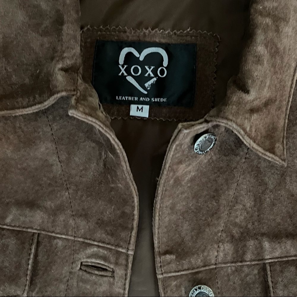 Xoxo leather snd suede jacket - Picture 2 of 6